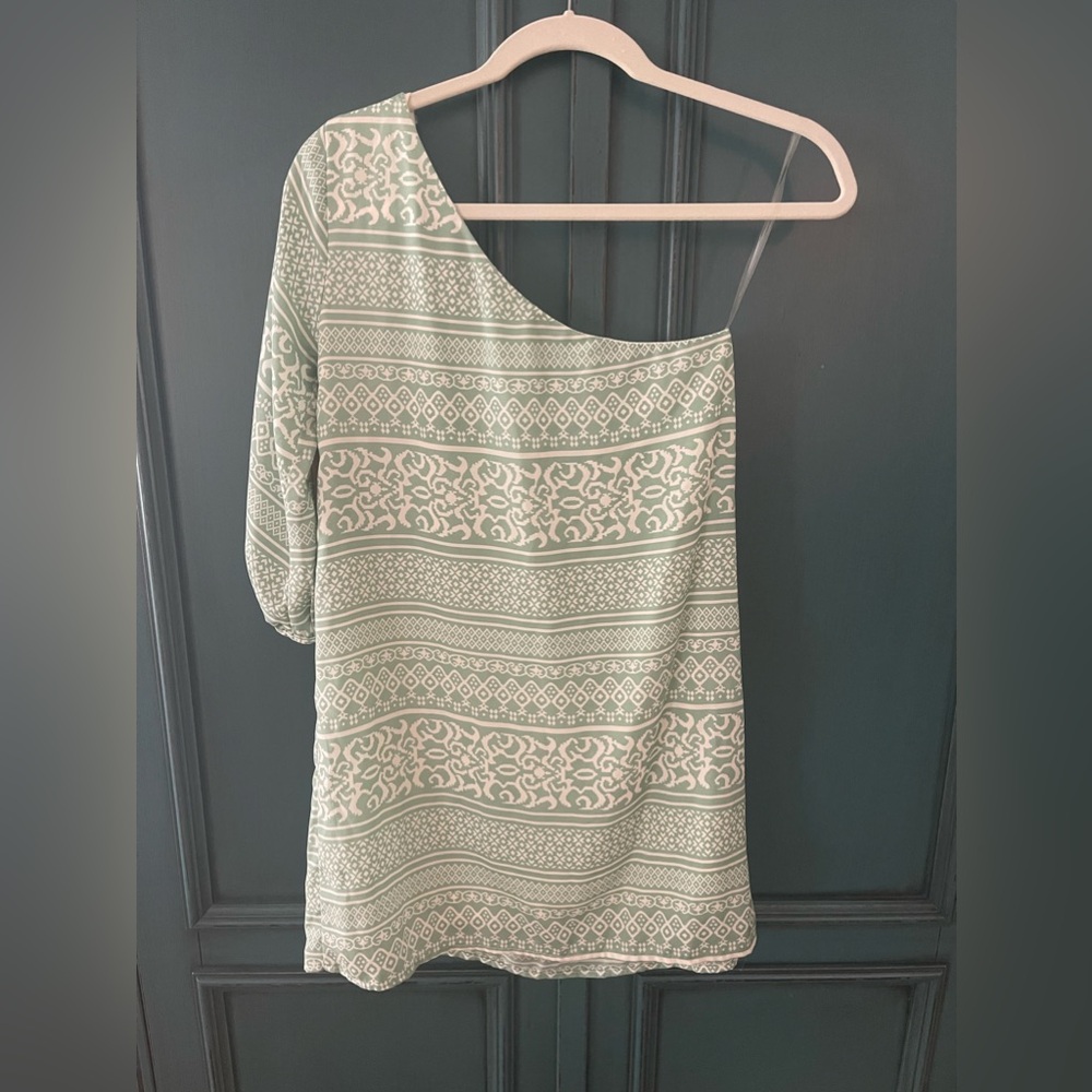 One shoulder mini dress